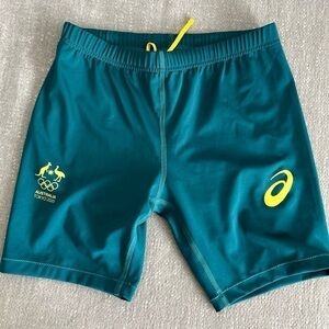 Asics Australia Tokyo Olympics Youth Likras Shorts Size M New Without tag